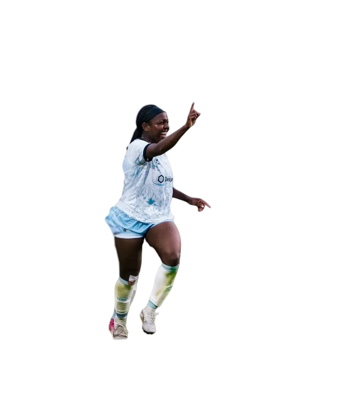 Nikayla Small celebrating